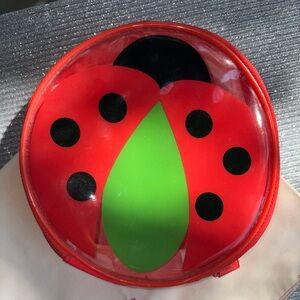 Vintage Clinique Ladybug Makeup Bag